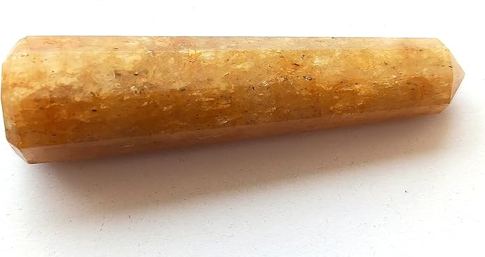 WholesaleGemShop 3 Inch Gemstones Obelisk Tower Jumbo Facet Aura Rock Crystal Natural Polished Earth Wand Spirit