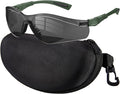 xaegistac Shooting Glasses Anti-fog Shooting Range Eye Protection, Adjustable Safety Glasses with Zipper Hard Case