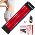 Red Light Therapy Infrared Light Therapy Wrap Belt Wearable Large Pad for Body Waist Back Shoulder Leg Knee, LED 660nm&850nm Red Light Belt Device with Timer Remote Controller, Ideal Gift