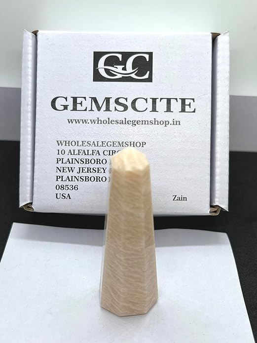WholesaleGemShop 3 Inch Gemstones Obelisk Tower Jumbo Facet Aura Rock Crystal Natural Polished Earth Wand Spirit