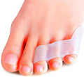 Povihome 10 Pack Pinky Toe Separator and Protectors, Triple Gel Toe Separators for Overlapping Toe, Curled Pinky Toes Separate and Protect