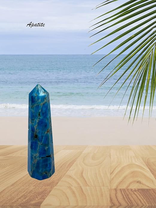 WholesaleGemShop 3 Inch Gemstones Obelisk Tower Jumbo Facet Aura Rock Crystal Natural Polished Earth Wand Spirit