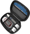 Diabetes Supply Organizer - Portable Blood Glucose Meter Storage Bag, Travel Case for Glucometer Kit