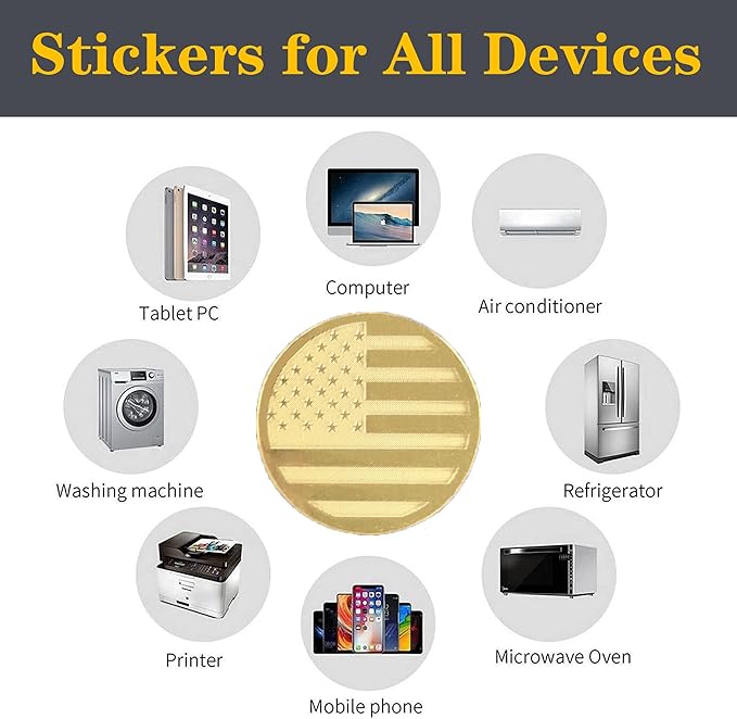 20Pcs Protection Cell Phone Stickers 99% Effective Protector Cell & Smart Phones, Laptops, Tablets, TV, Monitors - All Devices