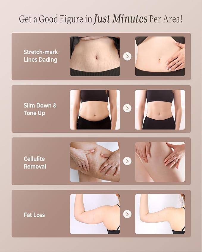 3-in-1 Body Sculpting Machine for Skin Appearance, Electric Body Massager for Legs Belly Stomach Arms, Home Use Body Sculptor Device with 3 Cups for Skin Firming