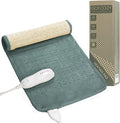 GOTCOZY Heating Pad for Back Pain Relief & Cramps,Electric Heating Pads for Neck and Shoulders with 2H-Auto Shut Off and 5 Heat Settings,Gifts for Mom Men 12''X24''(Green)