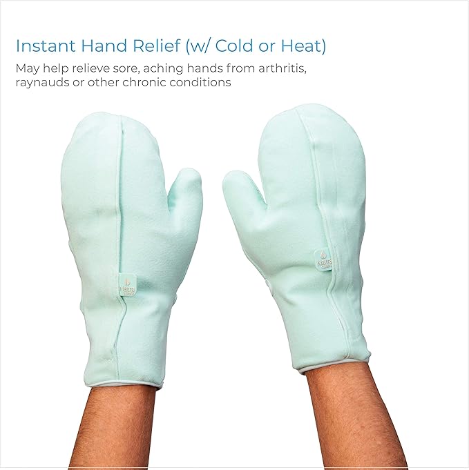 NatraCure Cold Therapy Socks and Mitts Bundle - Size: S/M