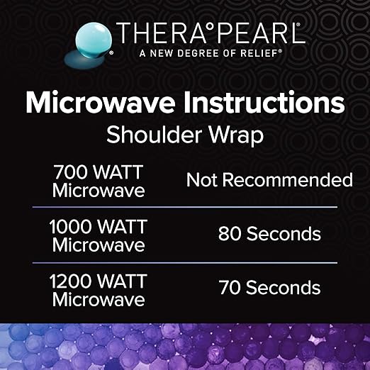 TheraPearl Color Changing Shoulder Wrap, Reusable Hot Cold Therapy Wrap with Gel Beads for Shoulder Pain Relief, Flexible Hot and Cold Compress, Best Ice Pack for Rotator Cuff Pain, Sports Injuries
