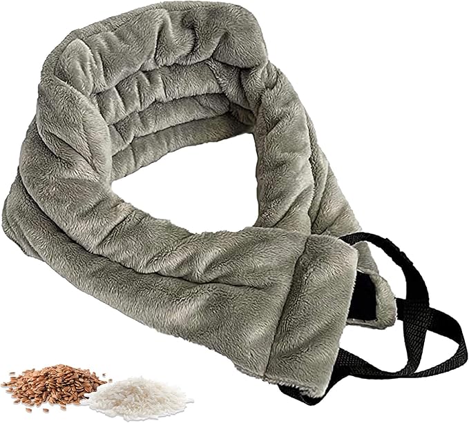 Versa Plus Versatile Heated Neck Wrap Microwavable - Neck Warmer Microwave Heating Pad for Shoulders, Sore Muscles - 29 Inches - 1 Pack