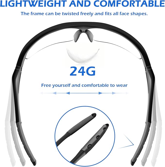 OXG 12 Pack Anti Fog Safety Glasses for Men, ANSI Z87.1 Safety Goggles Impact Scratch Resistant Eye Protection for Work