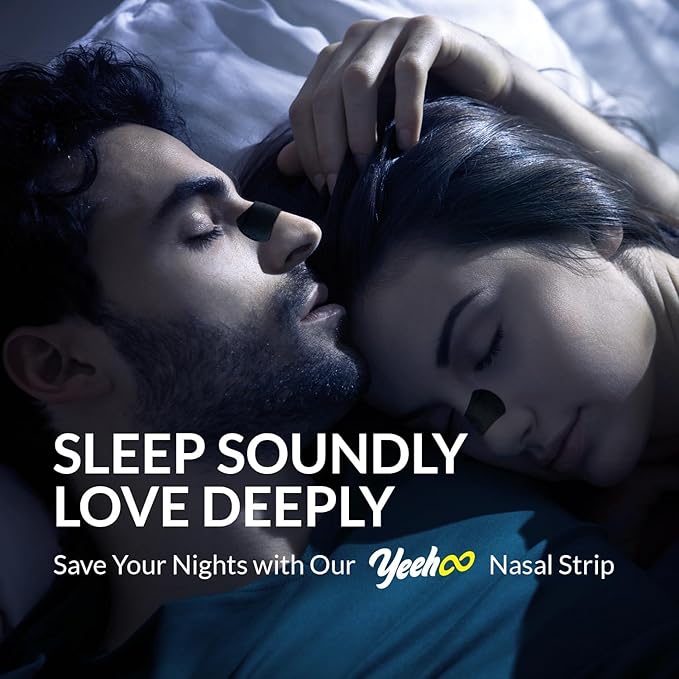 Anti-Snoring Nasal Strips for Sleep: Breathe Easy and Improve Airflow, Comfortable Fit for Better Breathing and Quality Rest, Ideal for Snorers, Office Workers, Athletes & Pregnant Women