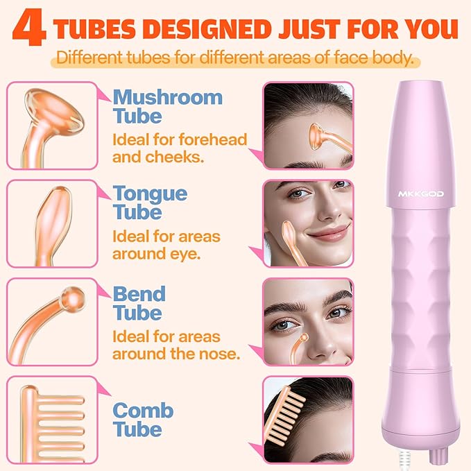 Portable Handheld Skin Therapy Wand Machine