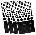 Vinyl Webcam Covers – Restickable Privacy Stickers for Laptop, Smartphone, Tablet, Smart TV & Game Console – Black, Multiple Sizes