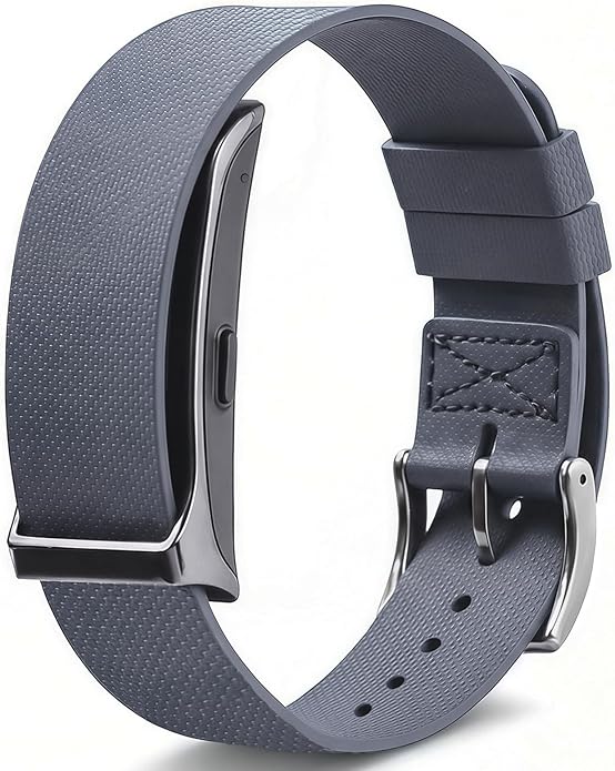 BlackPro for Hume Band Replacement Strap, FKM Rubber Loop Strap for HumeHealth Watch Band, Waterproof Adjustable Soft Fluororubber Rubber Wristband for Hume Smart Fitness Tracker