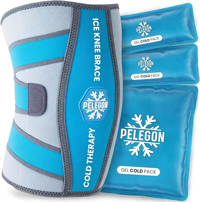 Knee Ice Pack Wrap (1 Pack) - Adjustable Ice Pack for Knees Surgery, Replacement, Arthritis Pain, ACL, Sports Injuries, Post Surgery, for Long Duration - 1 Pack