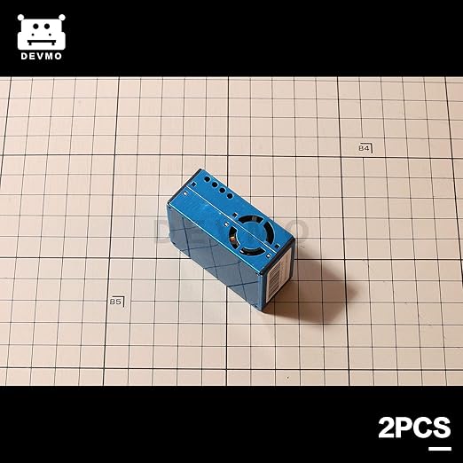 DEVMO 2PCS Digital Particle Concentration Laser Sensor PMS5003 PM2.5 PM10+Cable Compatible with Ar-duino