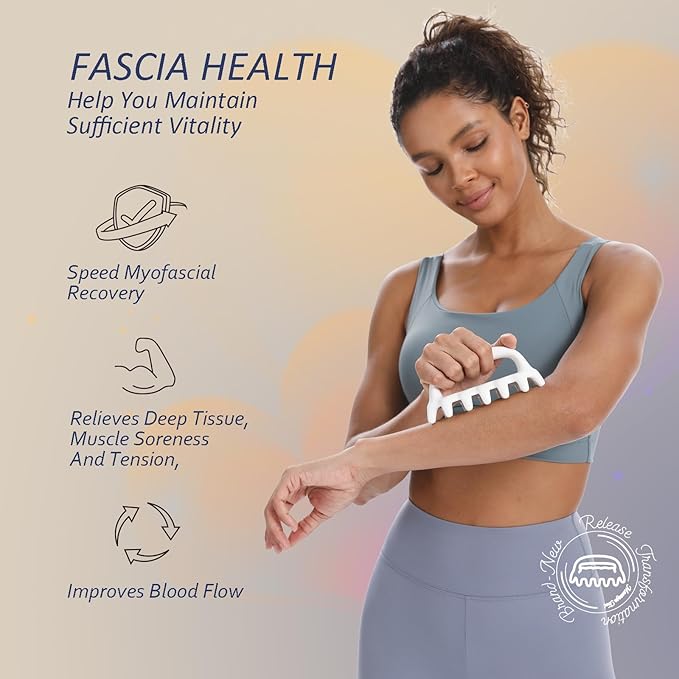 Fascia Massage Tool Blaster for Cellulite Massager,Release Lymphatic Drainage - Skin Tightening,Reduce Cellulite,Trigger Points Massager,Relieving Muscle Soreness for Whole Body
