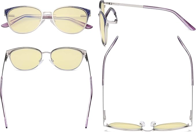Eyekepper Oversize Butterfly Design Blue Light Glasses - Computer Screen Eyegalsses Women