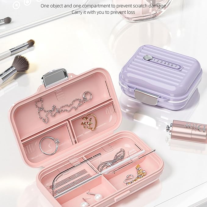 Pills Container Travel Pills Box with 7 Compartment Small Pills Organizers Jewelry Storage Box Box Pills Holder