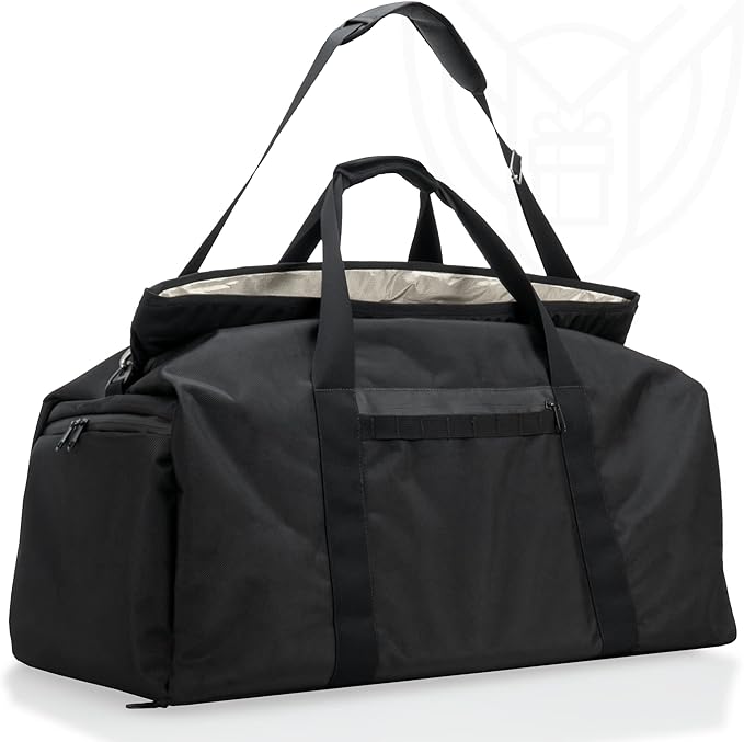 Xtreme Sight Line ~ Xecutive Transport Faraday Duffel Bag for Military Use ~ MOLLE System ~ Computer Towers and Other Large Electronics ~ Data Security for Executive Travel~ Tracking/Hacking Defense