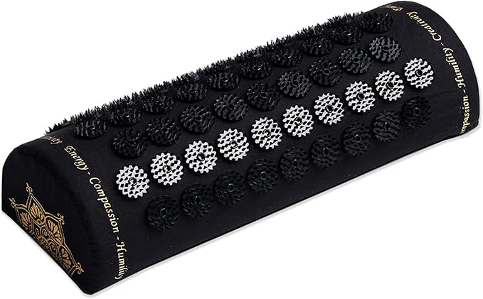 ShaktiMat Classic Acupressure Pillow for Relaxation, Level 1 Black, 2,370 Signature Spikes That Massage Muscles, Aid Sleep & Unlock Inner Tension | Similar to Acupuncture, No Needles Required