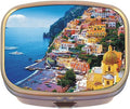 Amalfi Coast Italy Brass Rectangle Pill Box
