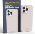 WAVEBLOCK EMF Protection Silicone iPhone Case Compatible with iPhone 16 Pro, Radiation Blocker, 5G Shield Reduction, Lightweight, USA Patented and Tested in FCC Lab, Stone