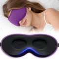 Sleep Mask for Women Men - Eye Masks for Side Sleepers, 3D Contoured Night Blindfold 100% Blockout Pressure-Free, Soft Lightweight Breathable Eye Cover Shade Sleeping for Airplane, Travel, Nap