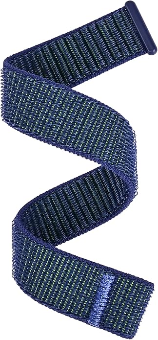 Strap Compatible with Garmin Forerunner 965/955/945/935，22mm Replacement Watch band - Woven Nylon with Hook-And-Loop