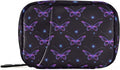 Travel Pill Organizer Bag Weekly Pill Organizer Case Glittering Magic Butterfly Portable Small Daily Pill Boxes for Vitamin Fish Oils Supplement Holder with Zipper Compact Size