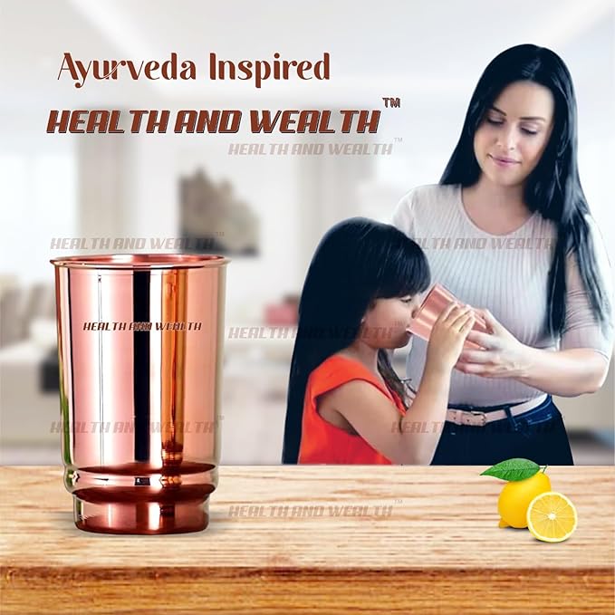 Pure Copper Pitcher for Ayurvedic Health Benefits 1.5 liter Handcrafted Copper Water Jug with Matching Lid | for Ayurveda Health Benefits (50.7 US Fluid Ounce)