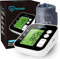 Hetaida Upper Arm Blood Pressure Monitor – Large Backlit Display, Voice Prompt, USB & Battery Powered, 2‑User Memory, FDA Cleared for Home Use