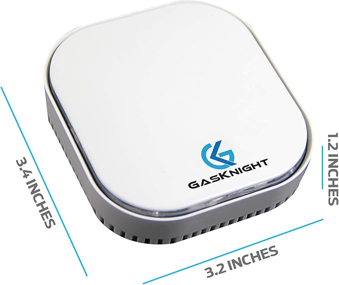 Natural Gas Detector for Home + Propane Detector + Combustible Gas Detector Plug-in Natural Gas Alarm, Gas Leak Sensor Explosive LPG, LNG, Methane, Butane Detectors for Home, Kitchen, RV (Plug-in)