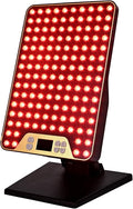 Red Light Therapy Panel for Face & Body, 138 LEDs High Power Light with Adjustable Stand, 630/660/810/850nm Near Infrared Light Therapy Lamp, Rechargeable Portable Device with Timer