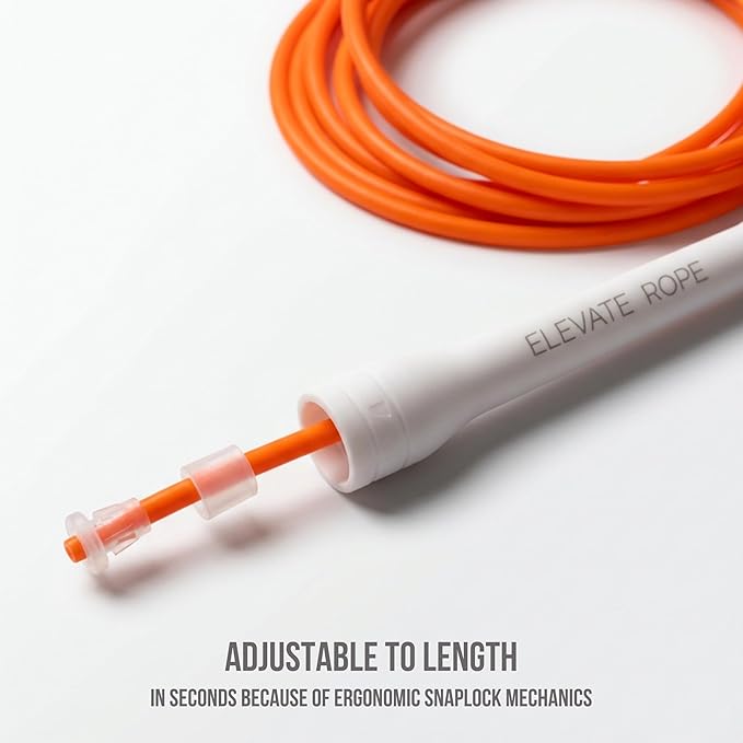 Elevate Rope Professional Beaded Jump Rope - 3m Adjustable, Quality Beads & Poly Cord - For Freestyle, Cardio & Tricks - All Levels & Indoor/Outdoor Use