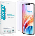 HPTech 2 Pack Anti Blue Light Screen Protector Designed for iPhone 14, iPhone 13 and iPhone 13 Pro Eye Protection Tempered Glass Film, Easy to Install, Bubble Free