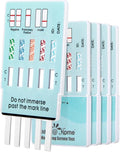 Easy@Home Multi-Drug Screen Test - Urine Drug Test Kit Testing 5 Most Used Drugs Amphetamine (AMP), Cocaine (COC), Morphine (OPI 2000), Oxazepam (BZO), Cannabinoids (THC 50) - #EDOAP-754 (200 Pack)