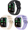 Harikiri 22mm Silicone Bands Compatible with Popglory/Fitpolo/FITVII/Gydom/Woneligo/ENOMIR/TOOBUR/Veryfit/Poounur/RUIMEN,Quick Release Watch Strap for Men Women