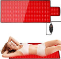 Red Light Therapy Mat for Body 42"x16", 480 LEDs Infrared Light Therapy Pad with Dual Wavelengths 660nm & 850nm for Back Shoulder Abdomen Area, Pulse Modes, Timer & Intensity Control