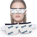 Heated Eye Mask & Microwavable Eye Compress | Gentle Steam Heat for Eye Comfort 1pc Cotton White