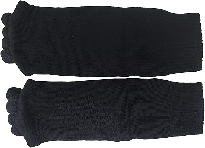 Women Toe Separator Socks Toeless Foot Alignment Socks for Yoga GYM Massage Pain Relief Improves Circulation Stretchy