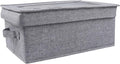 Linen First Aid Kit Supplies, First Aid Box with Organizer & Pill Bottles for Home & Travel