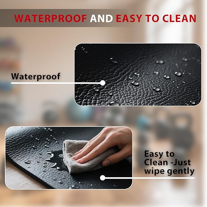 Walking Pad Mat – 79" x 39", Non-Slip Treadmill Mat for Carpet Floors & Hardwood, Shock Absorbing Exercise Mat & Under Treadmill Mat for Floor Protection in Home Gym