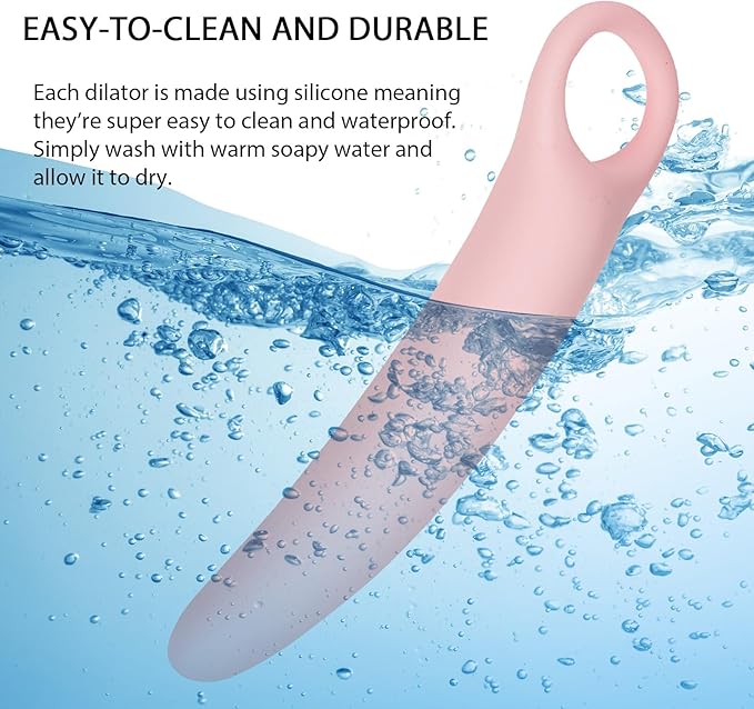 4-Pack Silicone Pelvic Floor Muscle Dilator Trainer Set