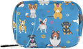 Cute Dogs Pill Organizer Case, Portable Weekly Pill Box Bag Container 7 Days Pill Vitamin Supplement Holder with Zipper for Travel Family Business