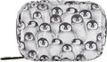 Cute Penguins Pill Box 7 Day Pill Case Travel Pill Organizer Bag Container for Medicine with Zipper Portable Weekly Case Compact Size for Medicine, Vitamin, Supplement