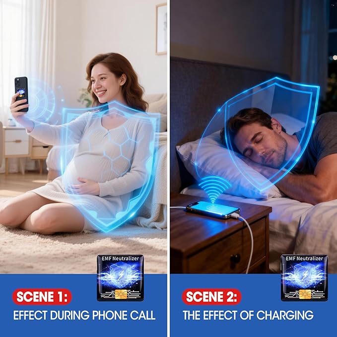 Cell Phone EMF Protection Neutralizers -30pcs Guard Stickers for Electronics - for Cell Phone, Tablet, Laptop, Monitor, Printer,WiFi Router, TV & All Electronic Devices Tablets