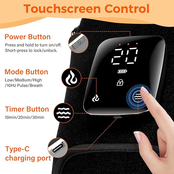 Cordless Red Light Therapy Gloves for Hand, 360°Full Coverage100 LEDs Gloves with 660nm & 850nm Near-Infrared | 5000mAh | Auto-Off Timer Easy Clean