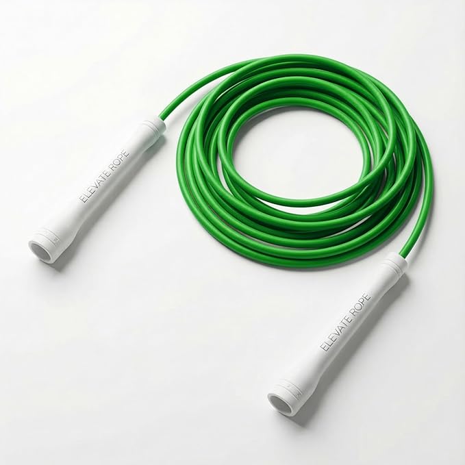 Elevate Rope Professional Beaded Jump Rope - 3m Adjustable, Quality Beads & Poly Cord - For Freestyle, Cardio & Tricks - All Levels & Indoor/Outdoor Use