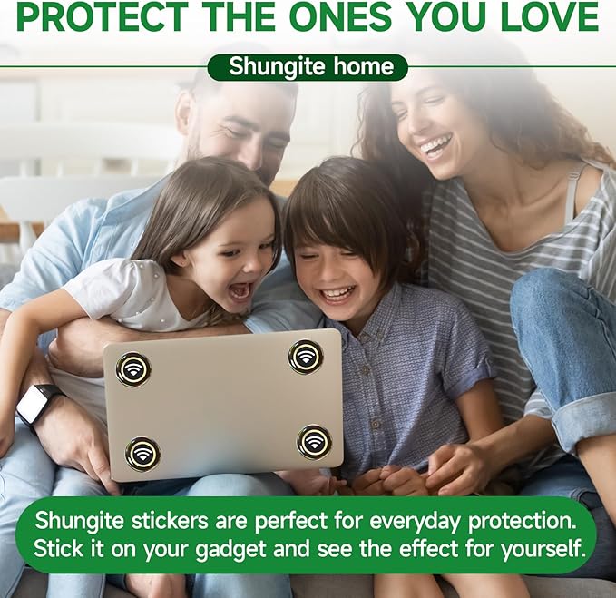 6 Pieces Blocker Protection Neutralizers Stickers for Cell Phones Tablets Laptops Computer WiFi Printer TV